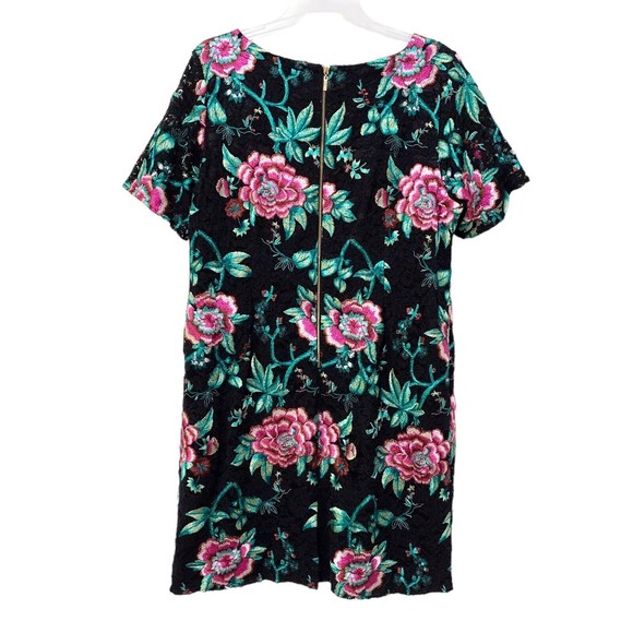 Eliza J Embroidered Lace Floral Short Sleeve Sheath Dress Plus Size 22W - Picture 4 of 12